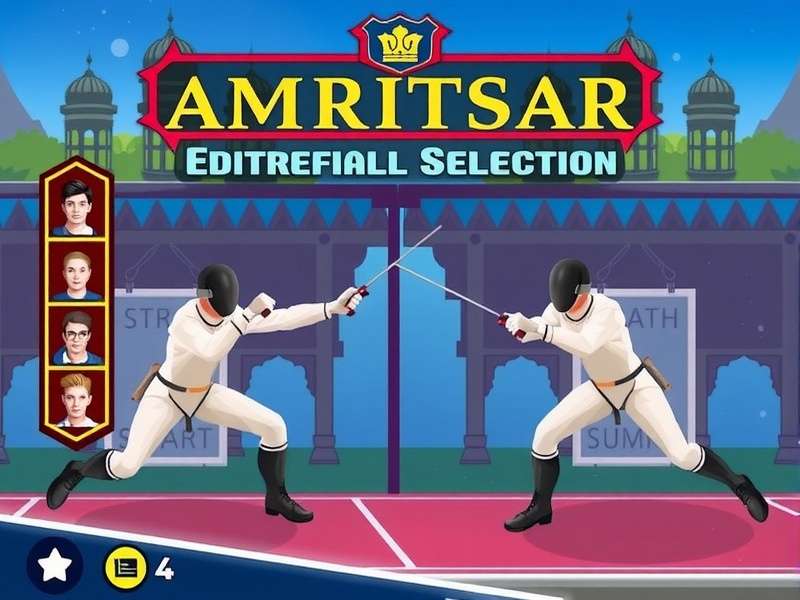 Amritsar Fencing Fencers Character Selection